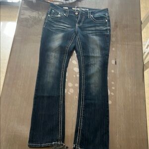 Mossimo Supply Co. Dark Wash Straight Leg Jeans